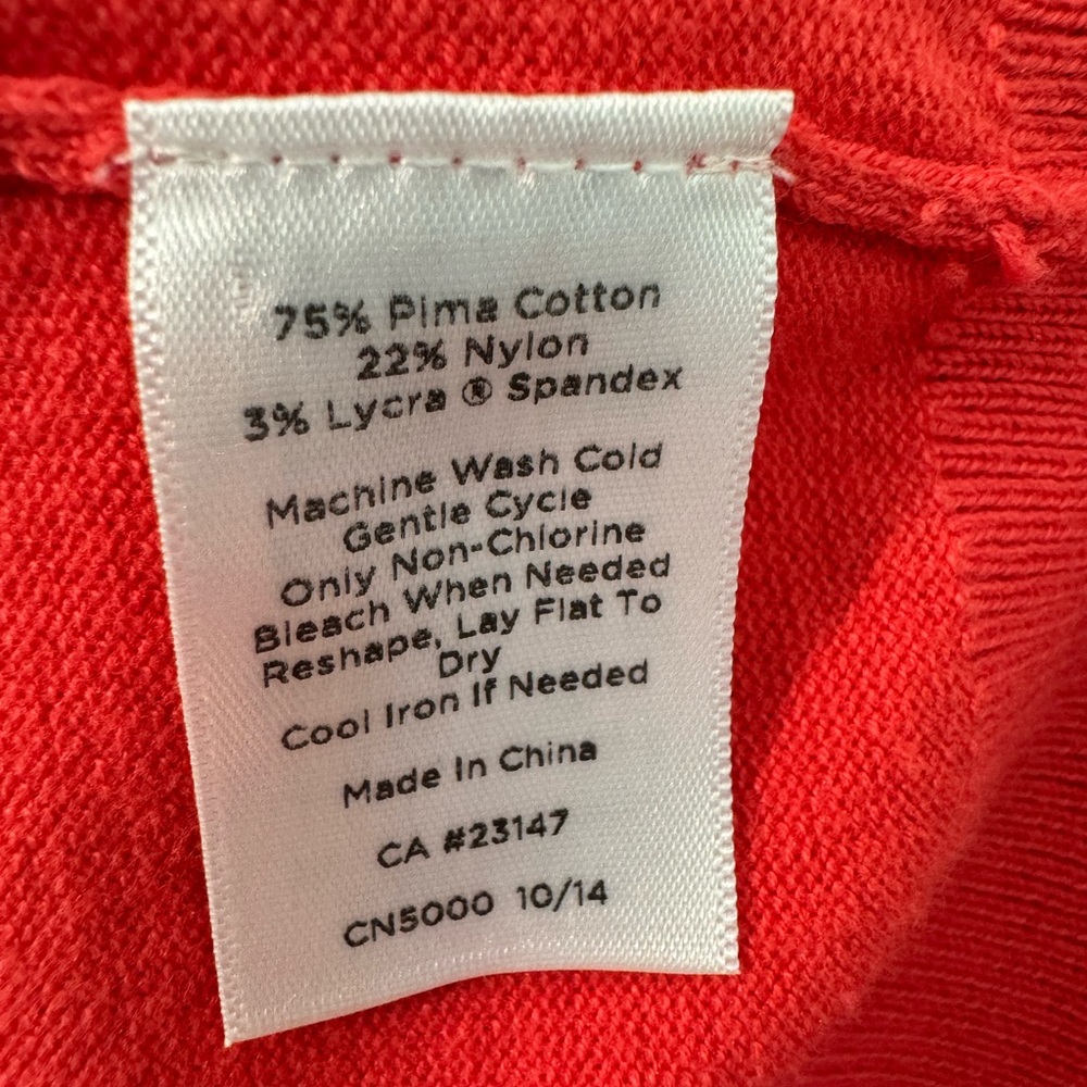 Talbots Pima Cotton Sweater/Sleeveless Tank Set Size 6P - Picture 5 of 9